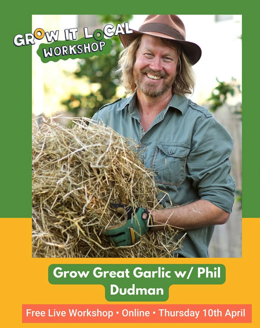 Grow garlic workshop with Phil Dudman online.